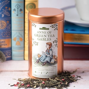 Anne of Green Gables Tea Tin with Bookmark, Literature Tea, English Teacher Loose Tea, Avonlea, Hostess Gift, Mothers day