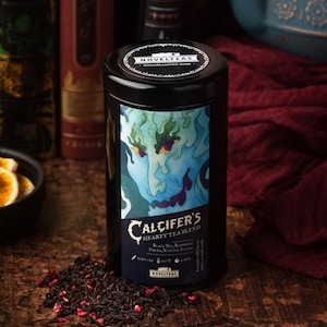 Calcifer's Hearty Tea Blend, Howl's Moving Castle Loose Leaf, Magic Booklover Gift, Halloween Favor, Studio Ghibli