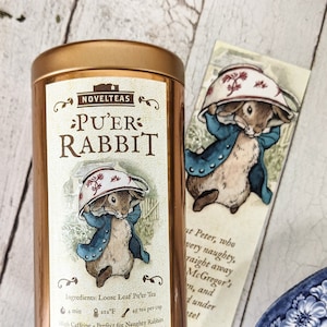 Peter Rabbit Tea Tin, Beatrix Potter Loose Leaf Tea, Hostess Tea Gift, Rabbit Nursery Theme, English Teacher Tea for Easter