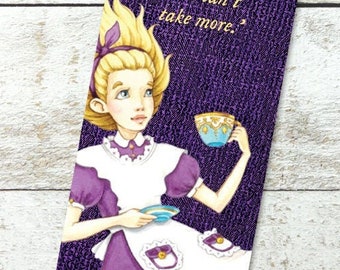 Alice In Wonderland Bookmark with Quote