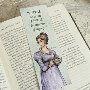 Sense and Sensibility Tea with Bookmark, Jane Austen Gift, Sencha for Reading, English Literature Teacher Present image 7