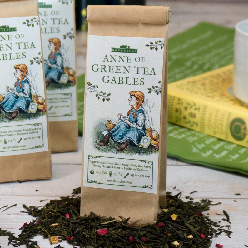 Classic Books Tea Sampler Gift Set With Bookmarks Loose Tea Etsy