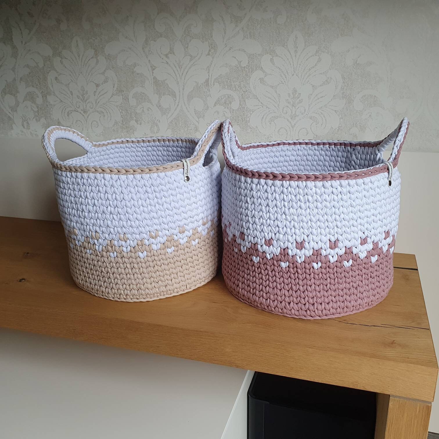 Kinderzimmer Spielzeug Aufbewahrung Utensilo Häkelkorb Korb | Etsy