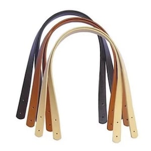 Asas para bolsos/cestas, juego de 2, de piel sintética.