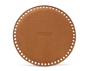 MUUD DUFF ronde leren tasbasis