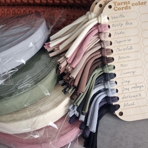 Premium textile yarn, T-shirt yarn in rolls, 100% cotton, 100-120 m running length