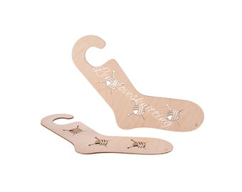Sock boards, sock shapers, sock hangers, sock measurers, hangers for knitted socks made of wood