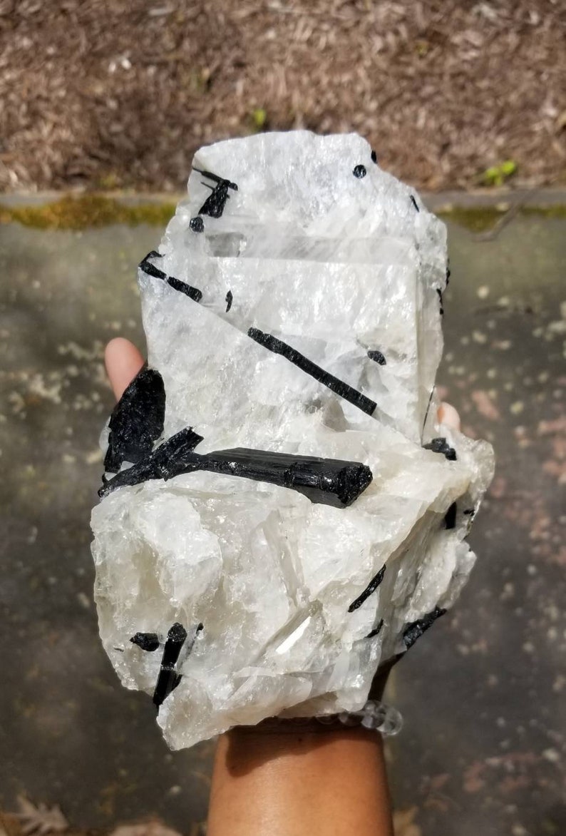 Raw Tourmaline Quartz Chunk