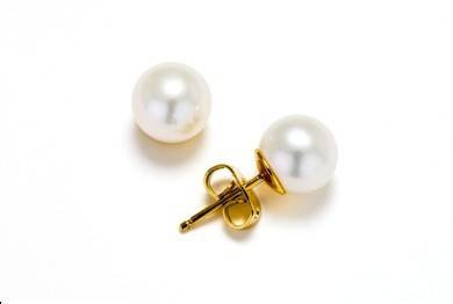 Pearl Stud Earring 14k Gold Etsy