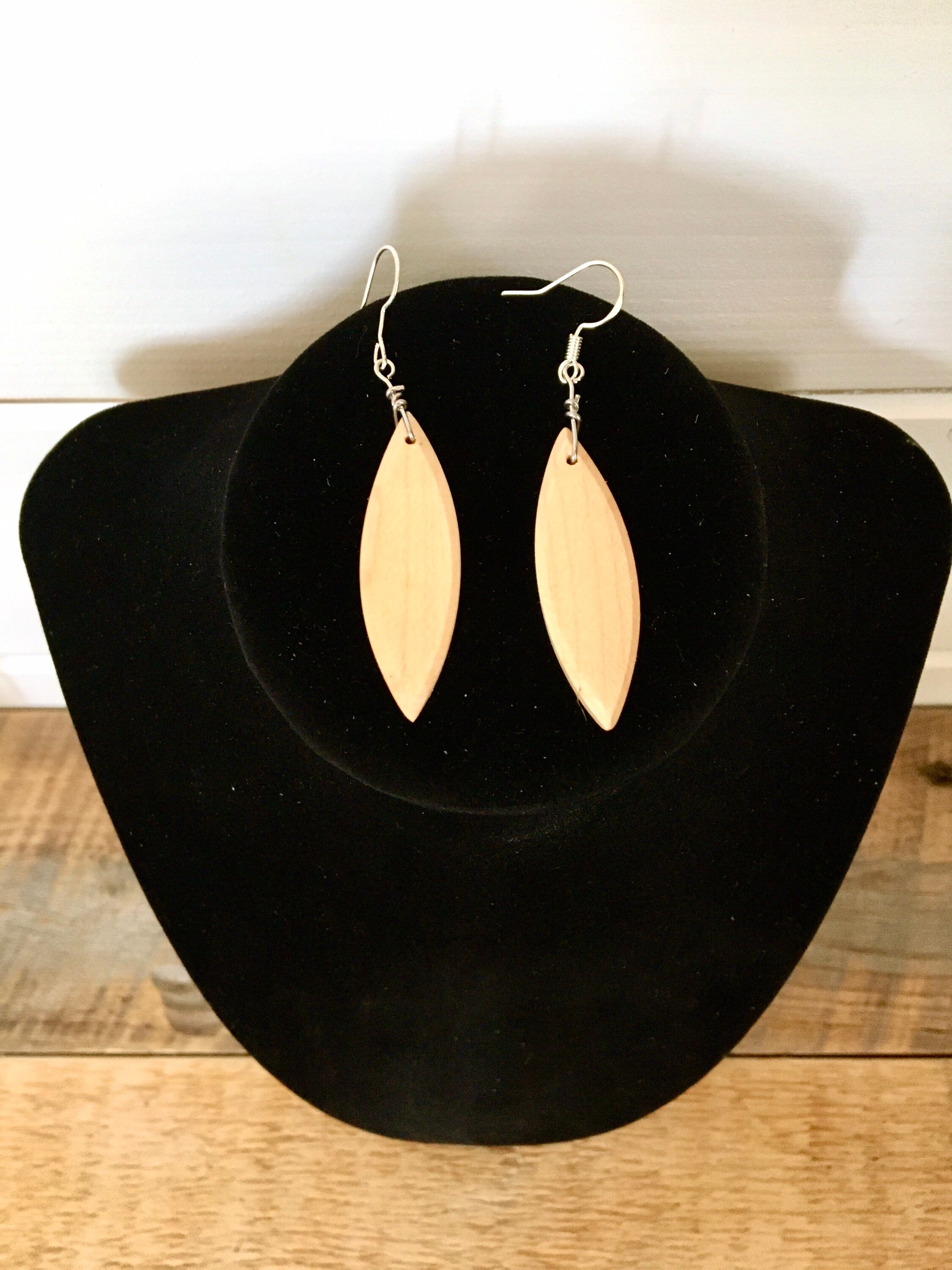 Surfboard Earrings Wood Earrings Surfer Earrings Neutral Etsy UK