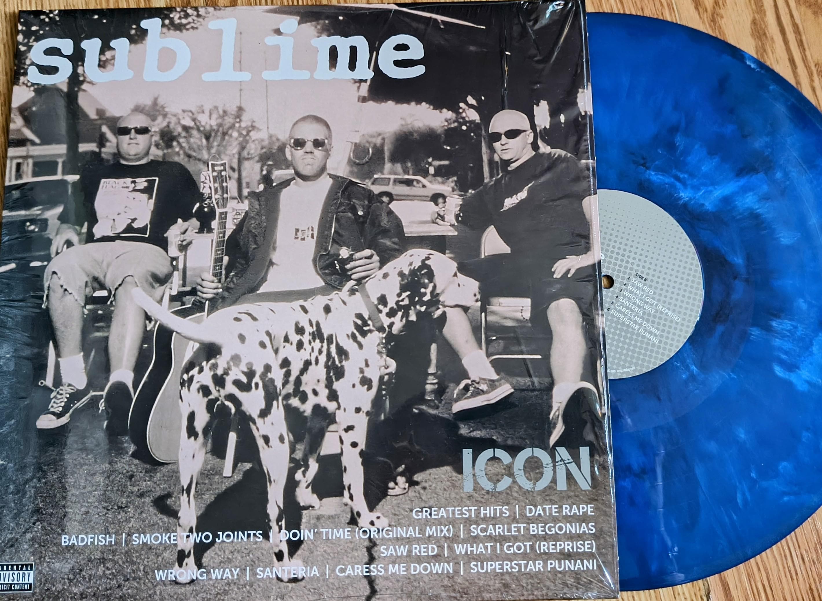 Sublime Icon Limited Edition Cobalt Blue Colored Vinyl Record