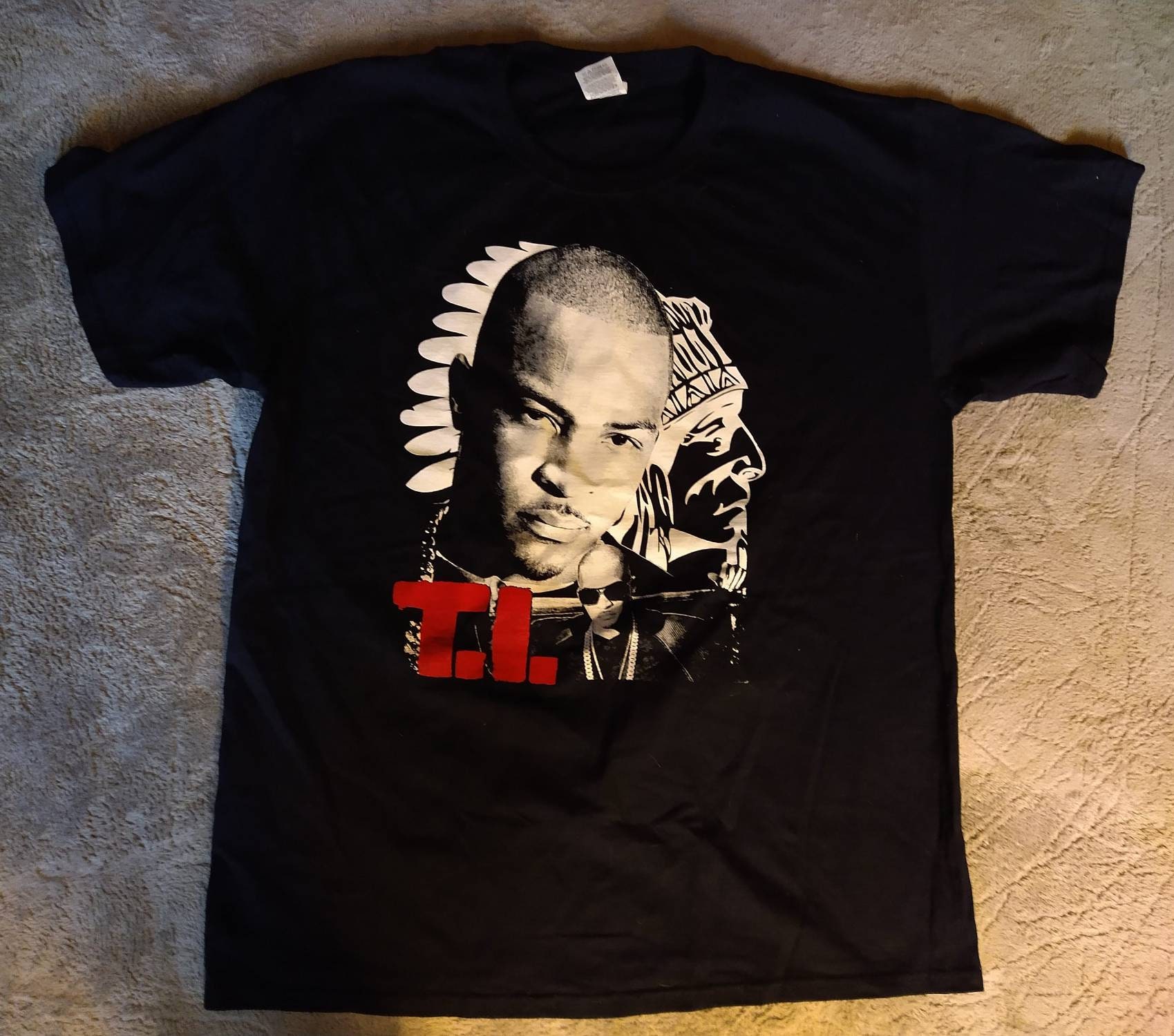 T.I. Vintage Concert/rock/tour Graphic T-shirt Unisex Large