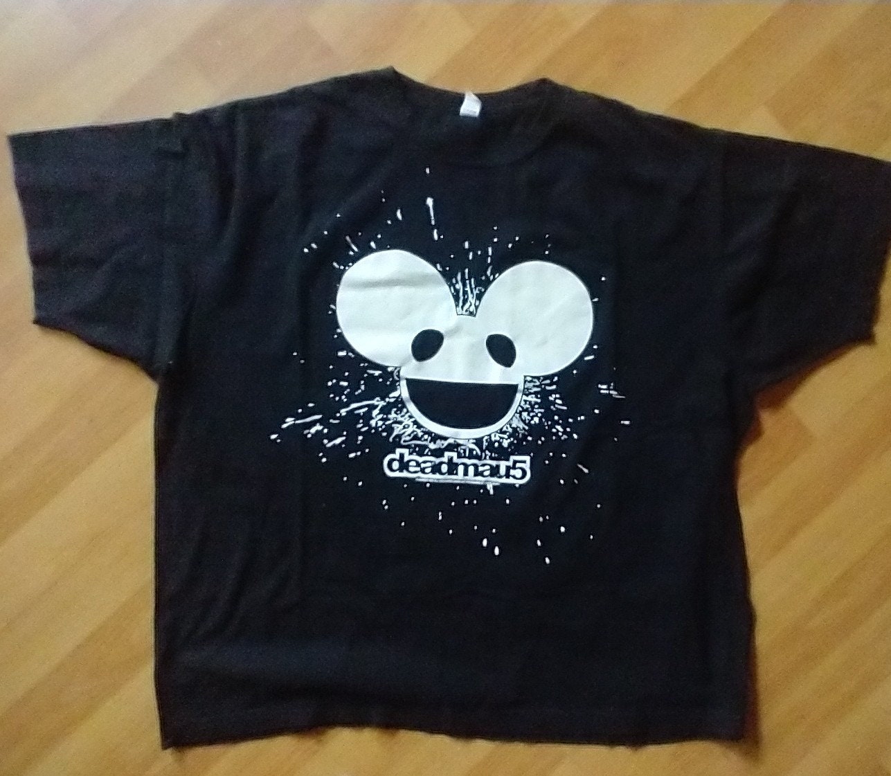 Deadmau5 Vintage Rock/Tour/Concert Graphic Tshirt Sz XXL EX, image size:1287x1121