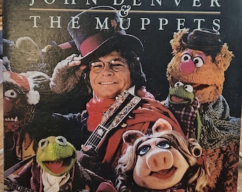 John Denver and The Muppets A Christmas Together First Press Vintage Vinyl Record Album LP '80s NM