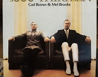 Carl Reiner Mel Brooks 2000 Thirteen First Press Vintage Vinyl Record Album LP '70s NM