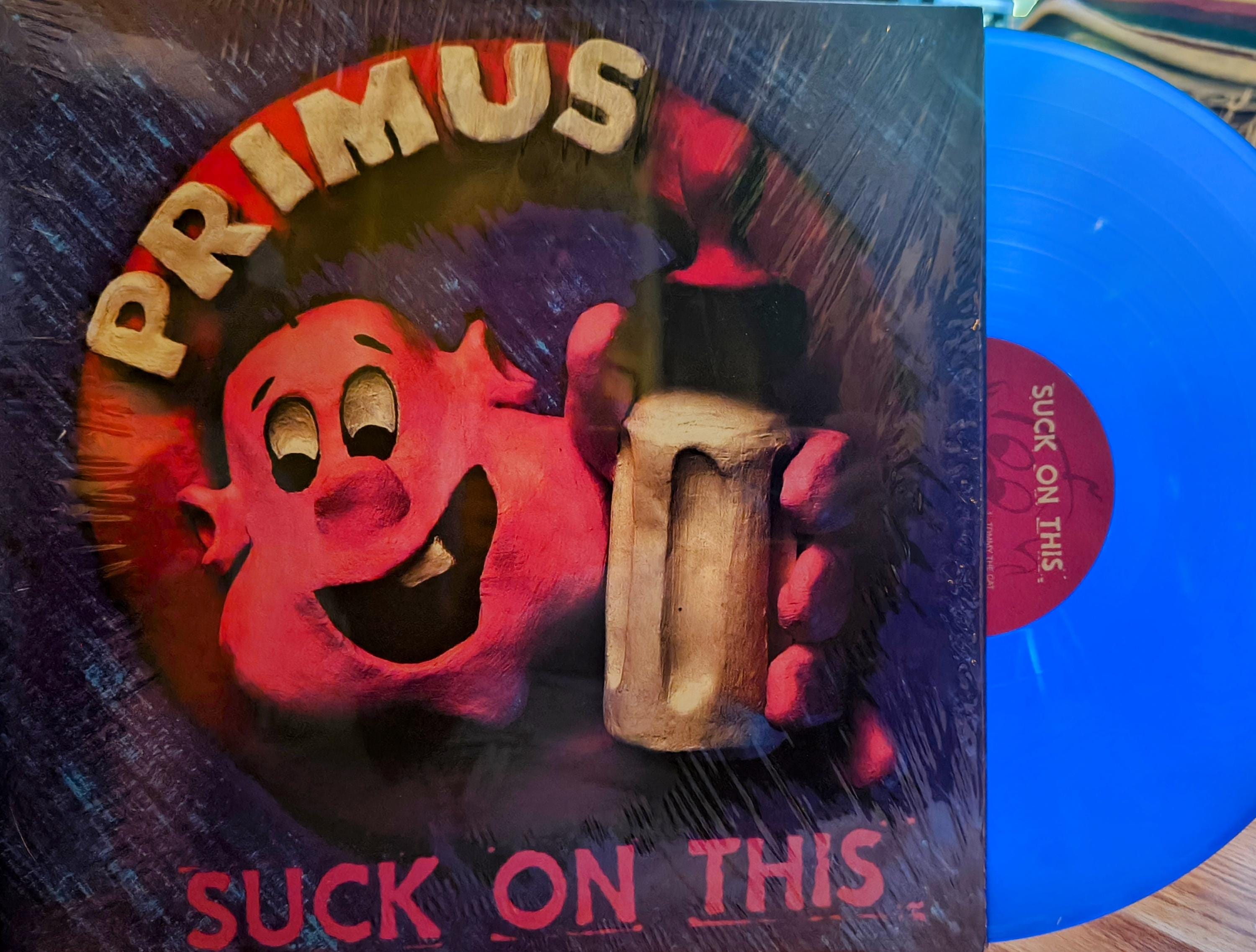 Primus Suck on This Blue Colored Vinyl Record/album/lp Mint - Etsy
