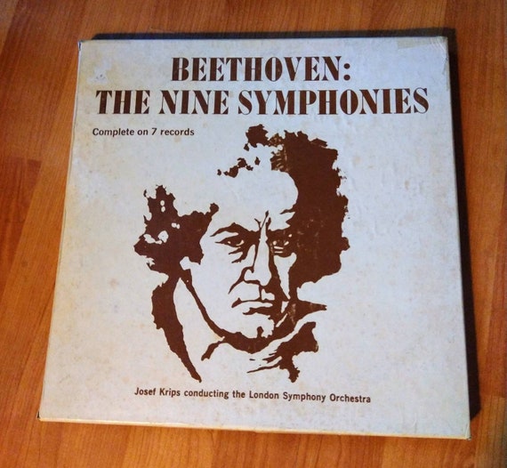 Beethoven the Nine Symphonies 7 Record Collection First