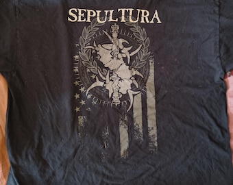 Sepulatera Quadra Tour 2022 Vintage Concert/Rock/Tour Graphic Tshirt