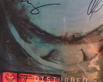 Disturbed The Sickness Autographed by all members First Press Double Green Colored Vinyl Record/Album/LP
