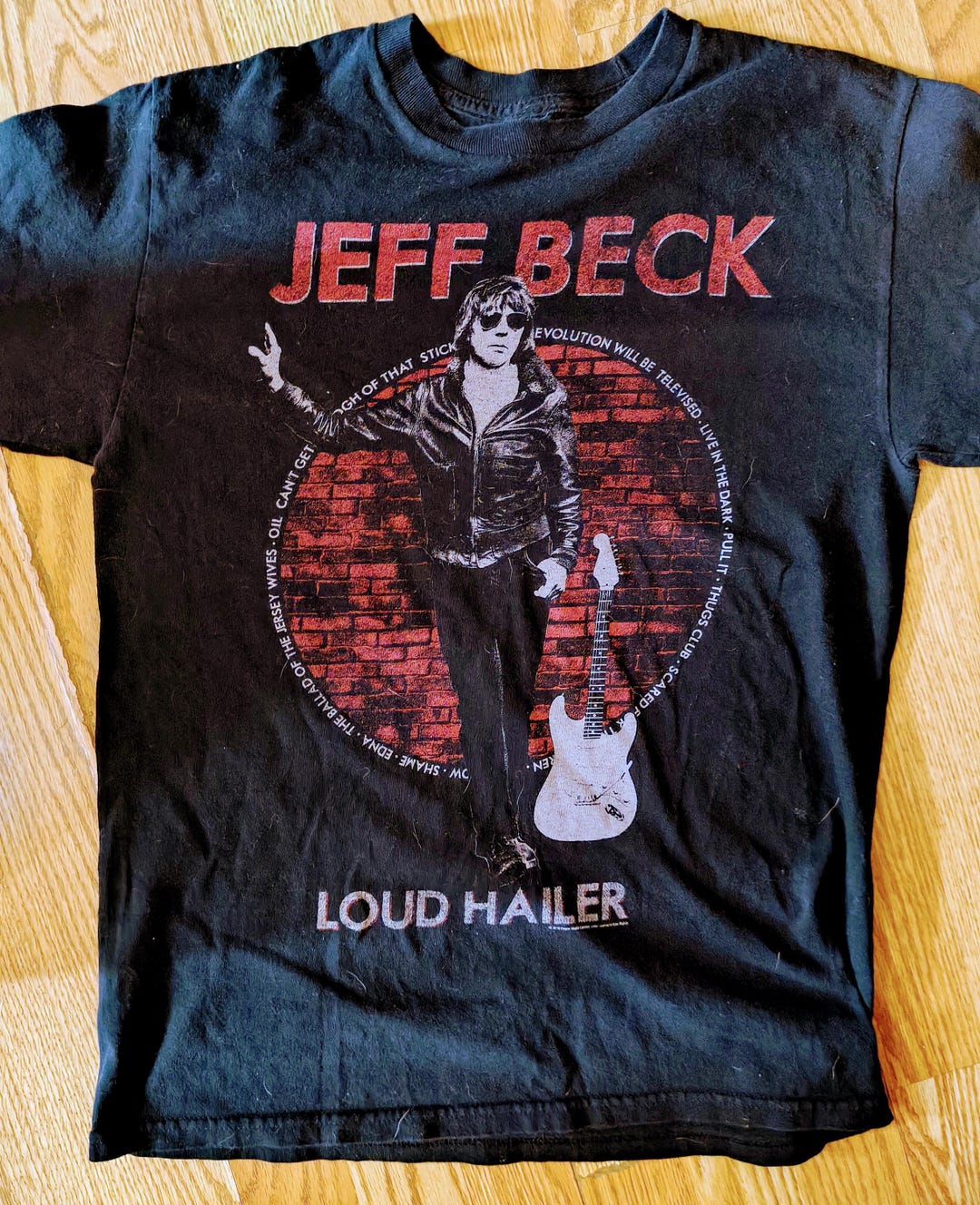 Jeff Beck Vintage Rock/concert/tour Graphic Tshirt - Etsy