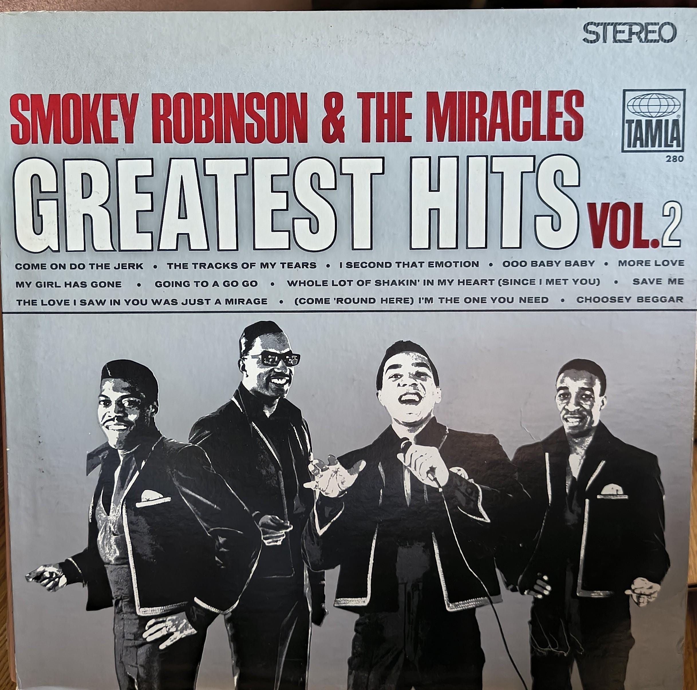 Smokey Robinson and the Miracles Greatest Hits First Press Vintage
