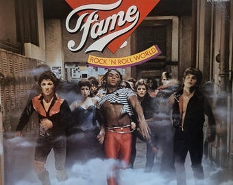 Fame Rock and Roll World First Press Vintage Vinyl Record/Album/LP '80s NM