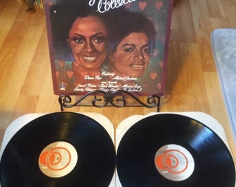Motown Love Collection Varios artistas Michael Jackson Commodores Primera Prensa Vintage Doble Vinilo Record/Album/Lp NM