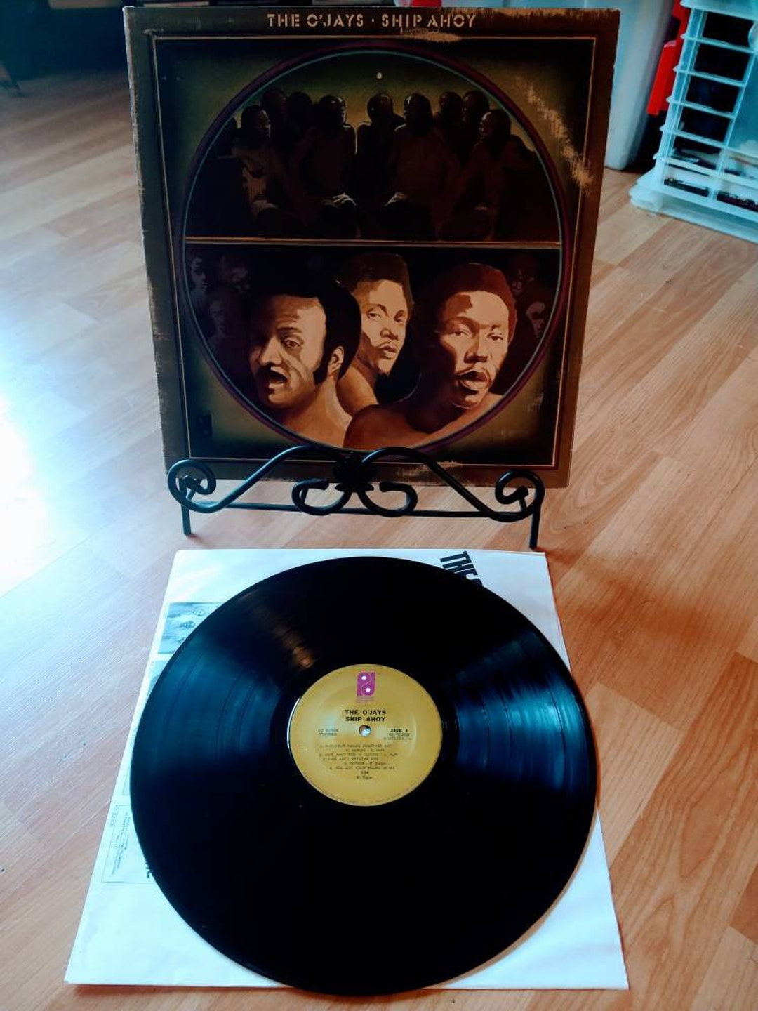 The O'jays Ship Ahoy First Press Vintage Vinyl Record/album/lp '70s VG