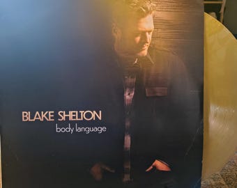 Reedición de Body Language de Blake Shelton en vinilo verde (disco/álbum/LP) en perfecto estado.
