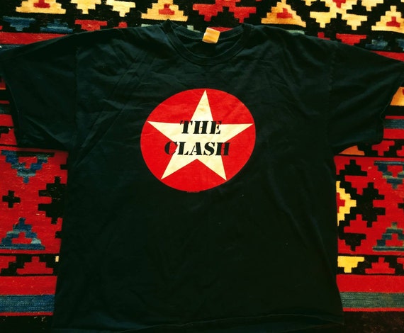 T-shirt The Clash Japanese Tour Joe Strummer Noir - 100% Coton - Taille S à 5XL - Neuf Sans étiquettes