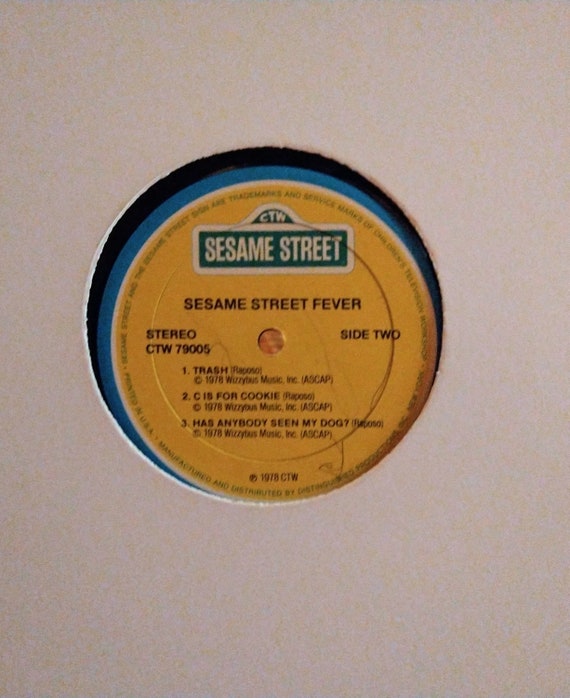 Sesame Street Fever First Press Vintage Vinyl Record/album/lp '79