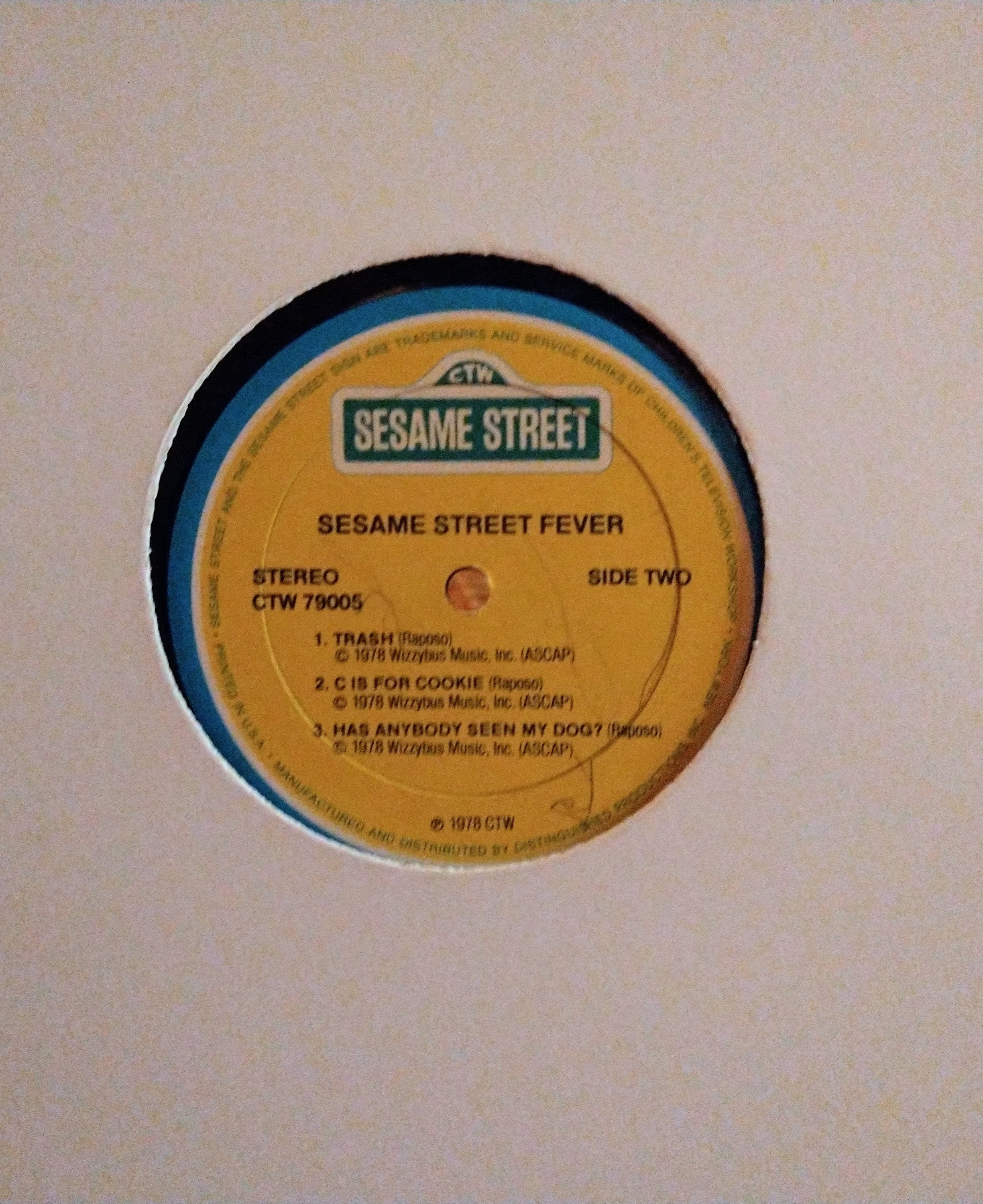 Sesame Street Fever First Press Vintage Vinyl Record/album/lp '79