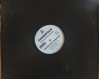 Paul Oakenfold Ft. Brittany Murphy Faster Kill Pussycat 12" First Press DJ copy '06