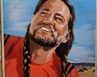 Willie Nelsons Greatest Hits First Press  Double Vintage Vinyl Record/Album/LP '80s NM