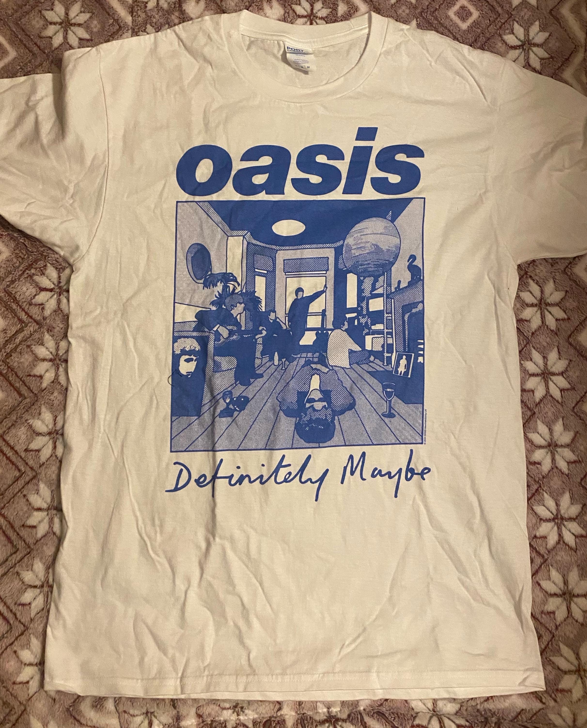 現品のみ　新品未開封【M】 oasis　72時間限定 販売Tシャツ Lサイズ oasis オアシス 72時間 限定 Tシャツ 再結成 30周年記念