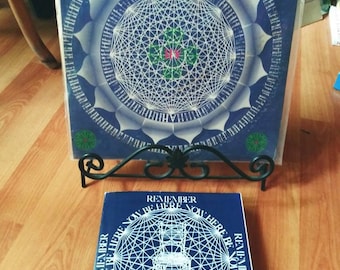AUTOGRAPHED Ram Dass hier jetzt Taschenbuch und Bhagavan das erste Druck Vintage Vinyl Schallplatte/Album/Lp w/orginal Einsätze seltene VG+++