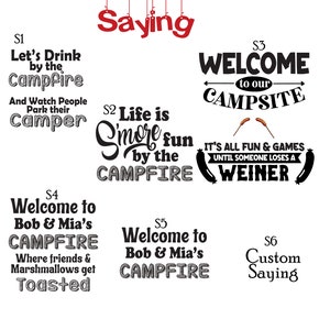 Personalized Camping Garden Flag - Beer By The Campfire Personalized Camp Flag main image 0