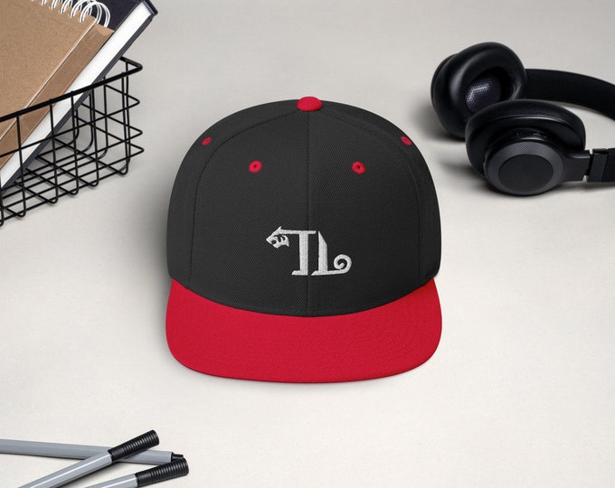 Tygerladi White Logo Snapback Hat