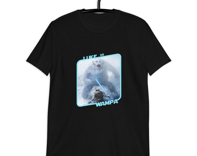 Star Wars Luke vs. Wampa Adult Short-Sleeve Unisex T-Shirt