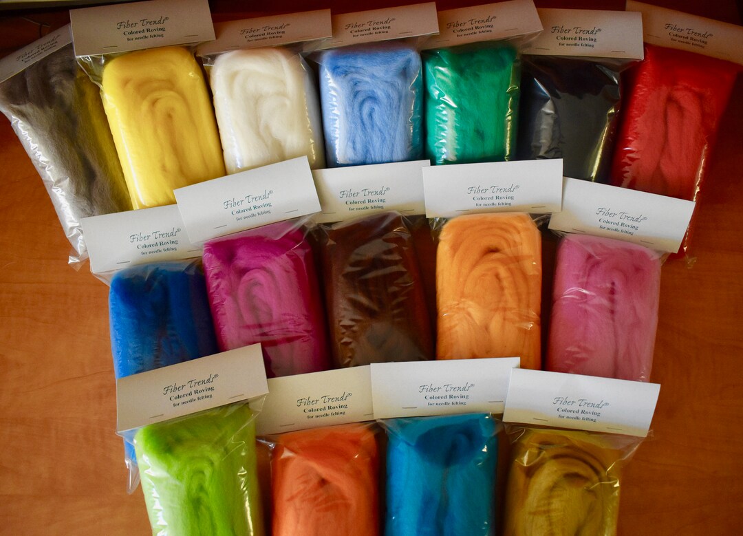 Colored Wool Roving - Etsy