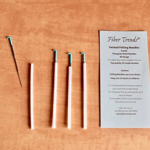 Felting Needles 40 Gauge Twisted