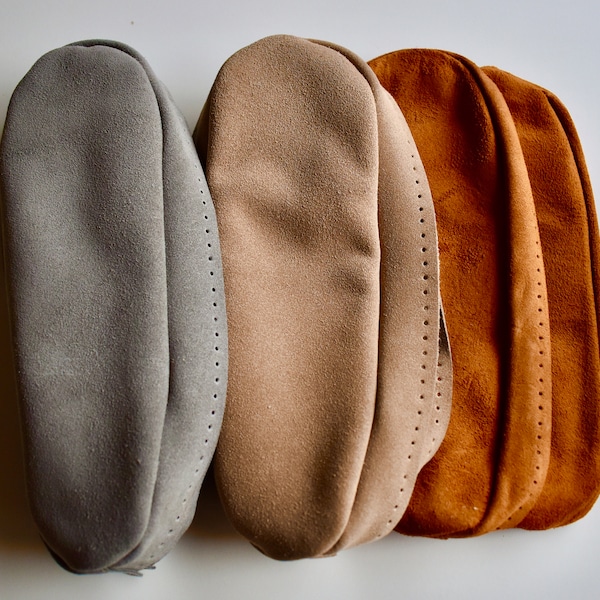 Suede Slipper Sole - Adult Sizes
