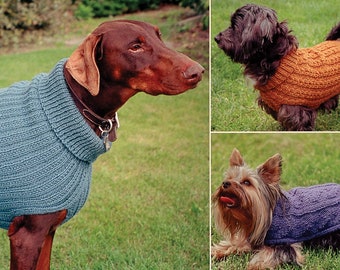 Dandy Dog Sweaters ~ Knitting Pattern ~ PDF Download