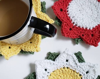 In Bloom Coaster Pattern