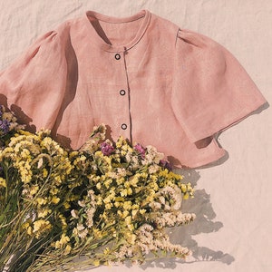 Baby Girls Puff Sleeve Blouse Sewing Pattern (PDF)