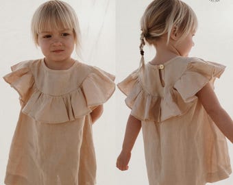 Girl Dress PDF Sewing Pattern | Toddler Dress Pattern | Baby Dress Pattern | Beginner-Friendly Kids Dress Pattern | Instant Download