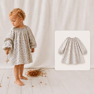 Easy Girls Dress Sewing Pattern: Newborn to 12 Years (PDF Pattern)