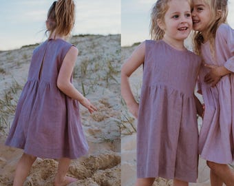 Summer Dress Pattern, Girls dress Sewing pattern, PDF Digital Download, Baby, Toddler, Easy Sewing Pattern