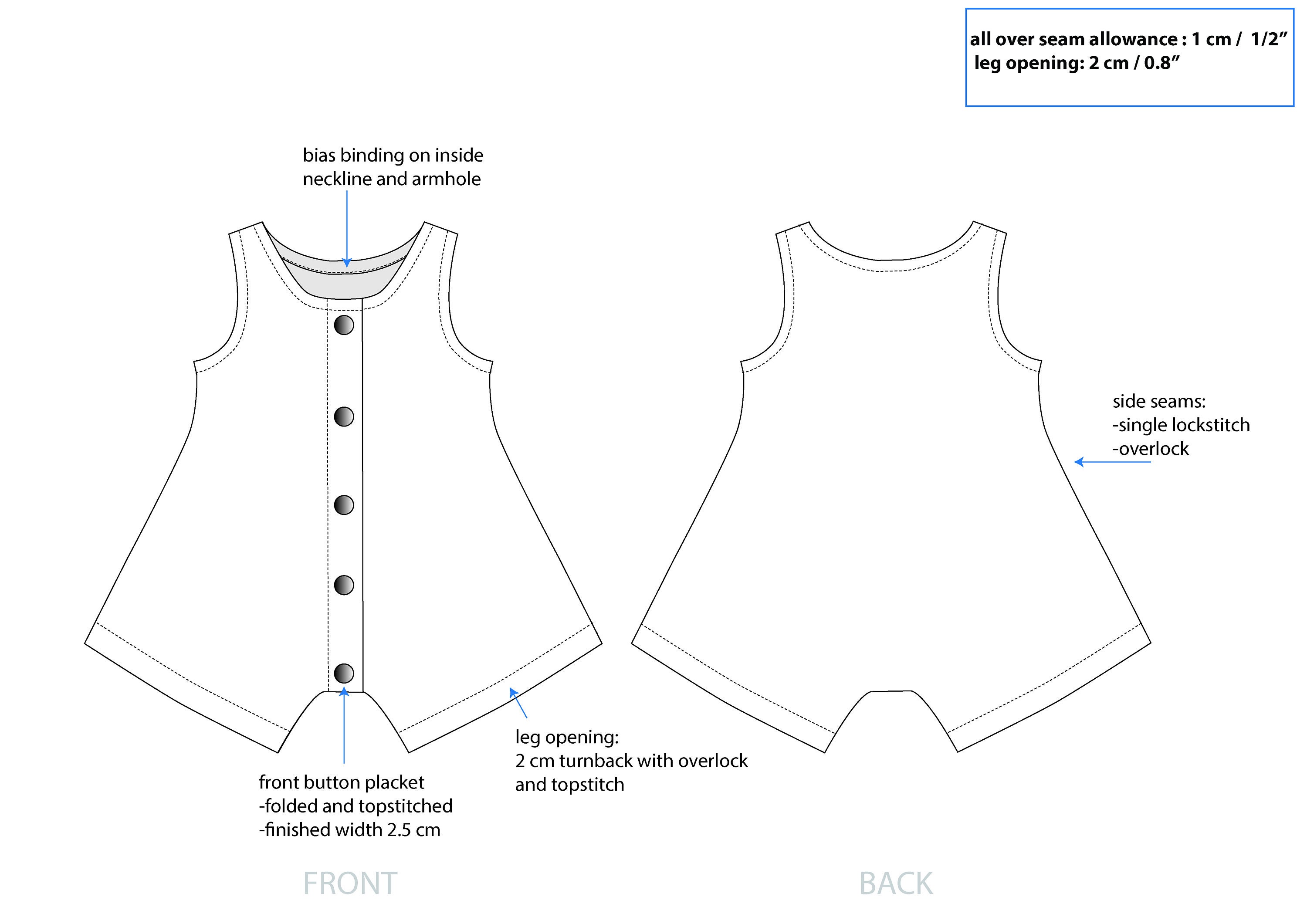 Baby Romper PDF Sewing Pattern / Baby Boy Romper / Girls - Etsy