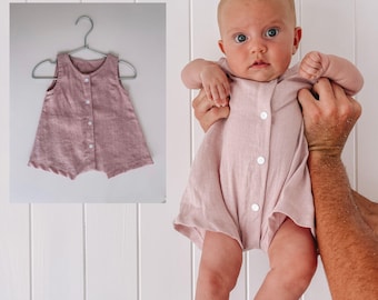 Baby & Kids Romper Sewing Pattern: Unisex Design | 0-12 Years | (PDF Digital Download)